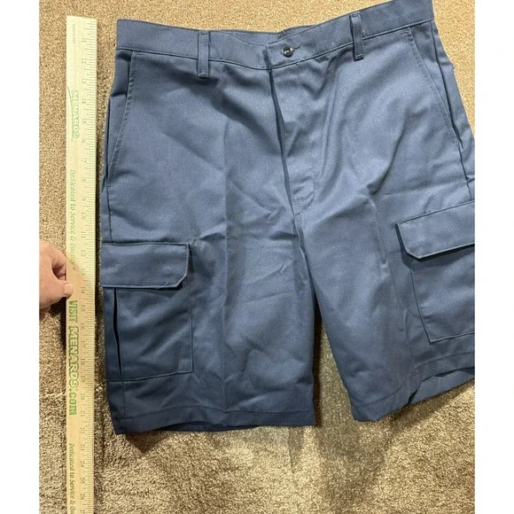 Red‎ Kap PT66 Men's Cargo Shorts Navy 34 x 10 New With Tags - Picture 8 of 9